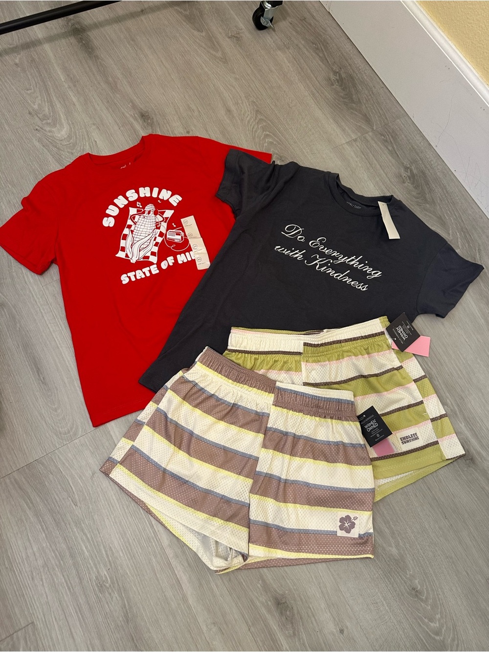 Lot of Universal Thread and Grayson Threads tops and shorts